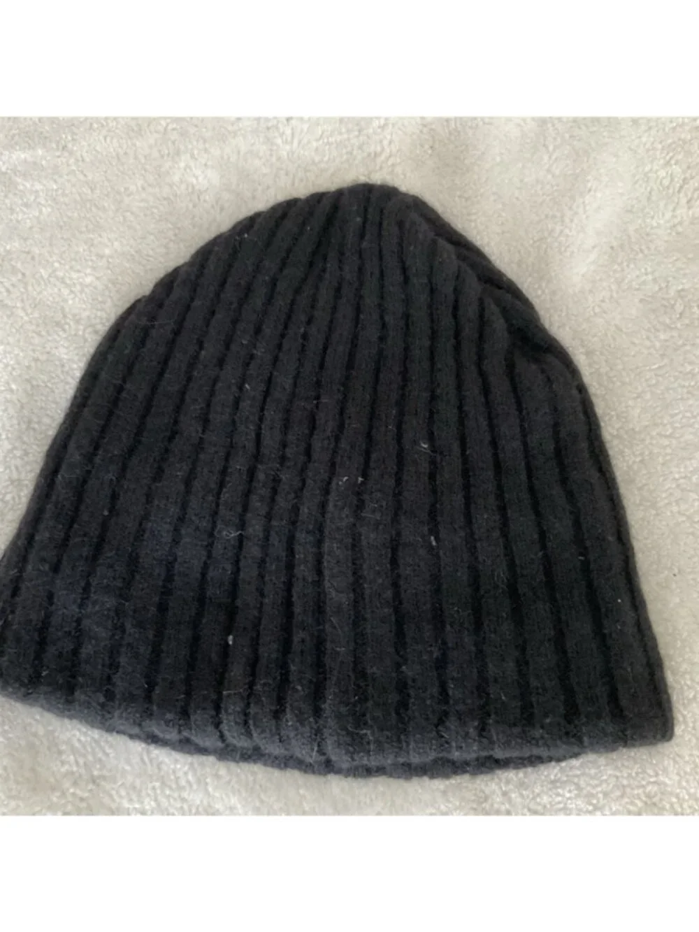 Barts Haakon Beanie Hat Unisex Black One Size 100% Lambswool Knit